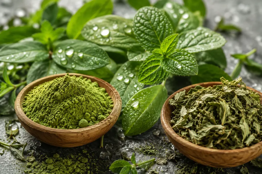 Plantes et poudres végétales de la formule