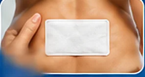 Patch stuck on the lower back